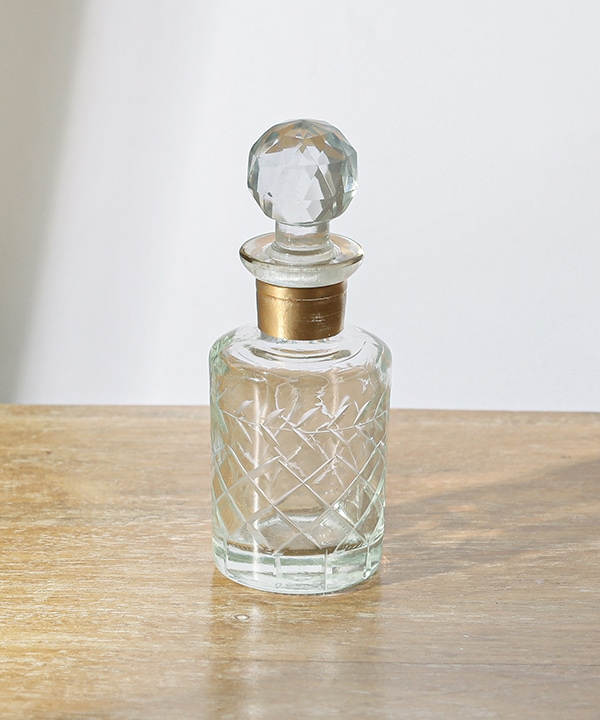 切子格子 ガラス香水びんS 12cm M15-1051S | インテリア雑貨,小物収納