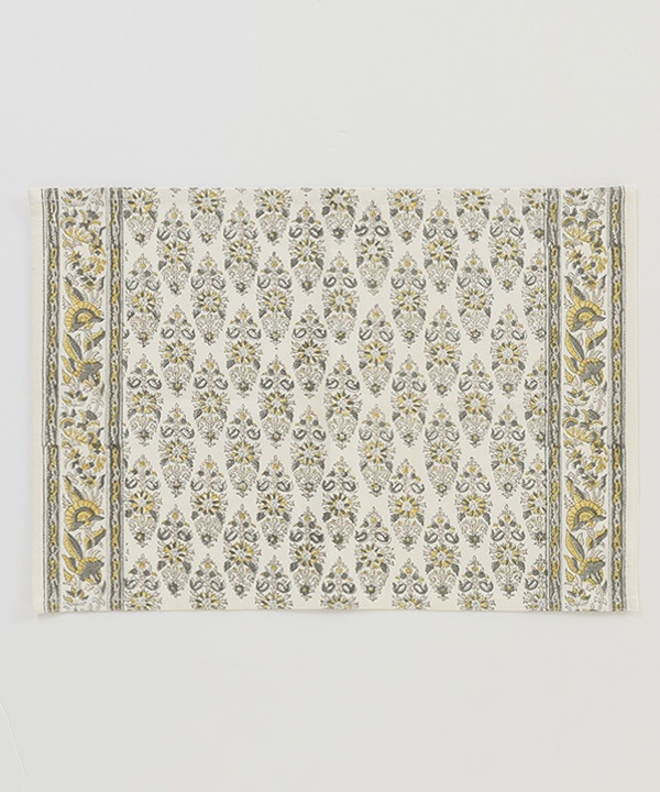 ブロックプリントランチョンマット M20-2976【2月下旬頃入荷予定】