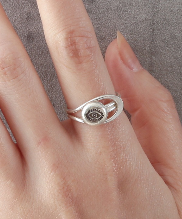 カレンシルバー ボールフープ アイ リング（3サイズ） 調整可 TGSR-2290 ★