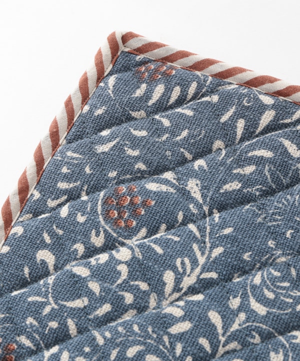 スラブコットンプリント なべしき M19-2635