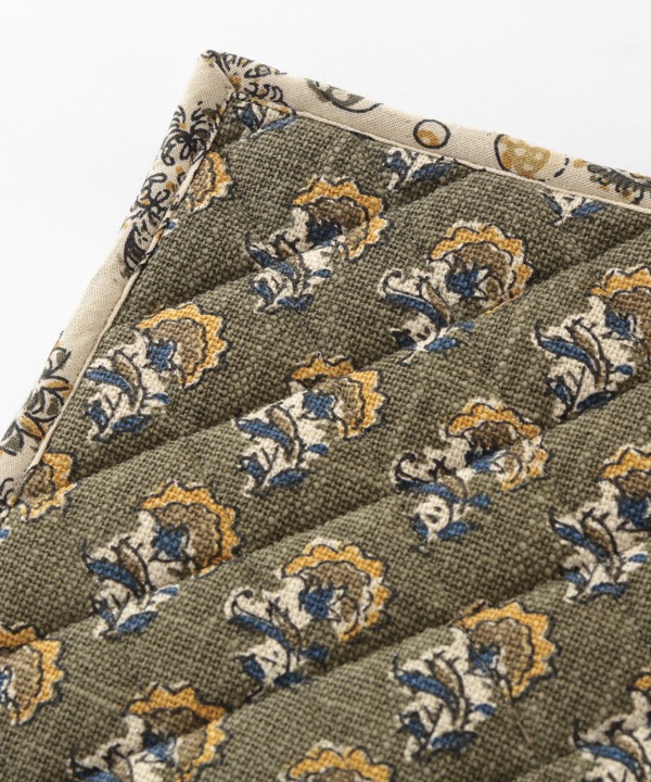 スラブコットンプリント なべしき M19-2635