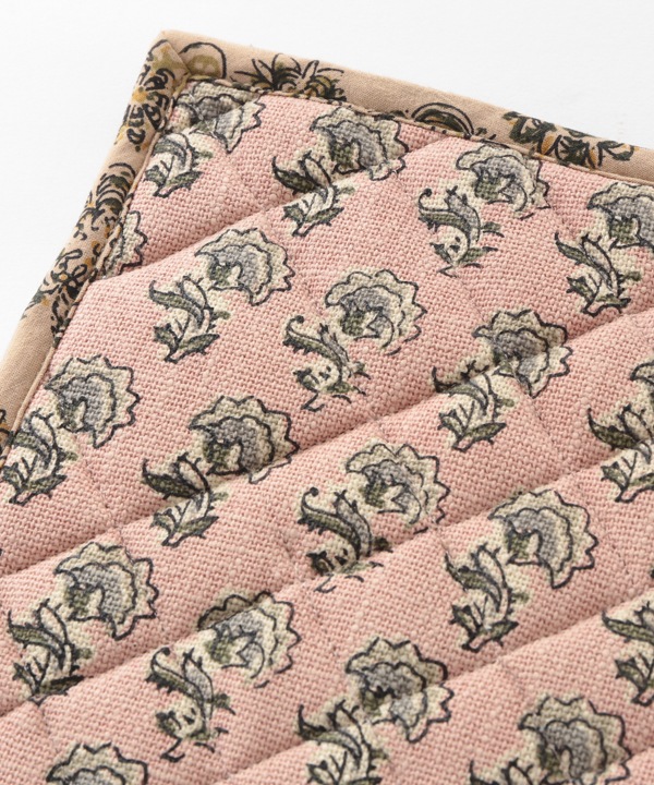 スラブコットンプリント なべしき M19-2635