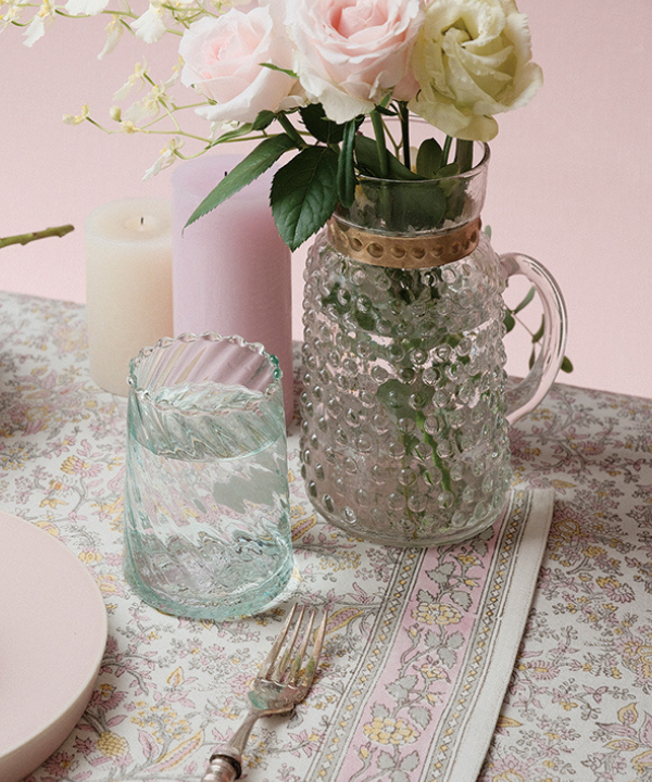 ブロックプリントマルチカバー M20-2978【2月上旬頃入荷予定】