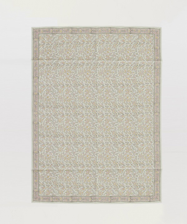 ブロックプリントマルチカバー M20-2978【2月上旬頃入荷予定】