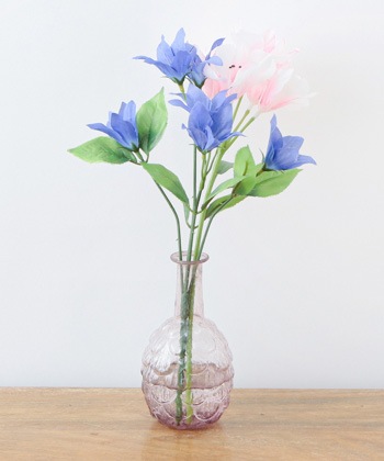 ガラスベース（パープル）14cm  M15-2109