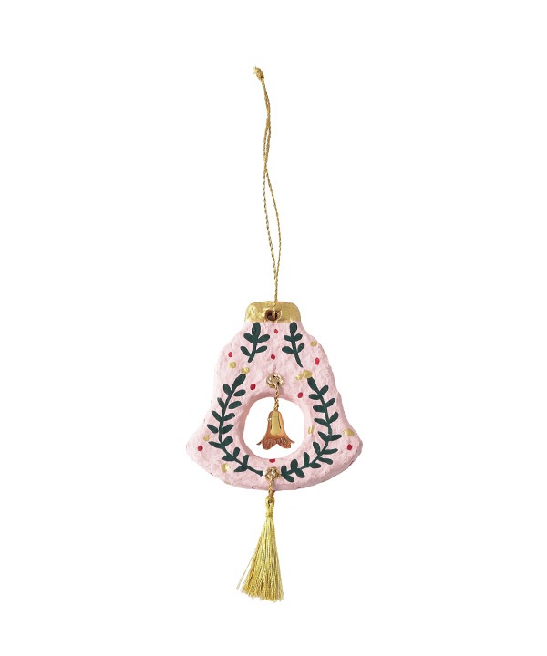 ペーパーマッシュオーナメント ベル M28-2779