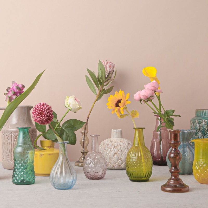 ガラスベース（グリーン）17cm M15-2111