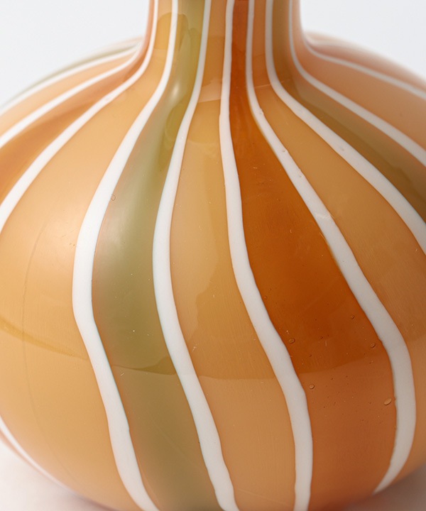 デザインガラスベース イエローライン M18-2631 