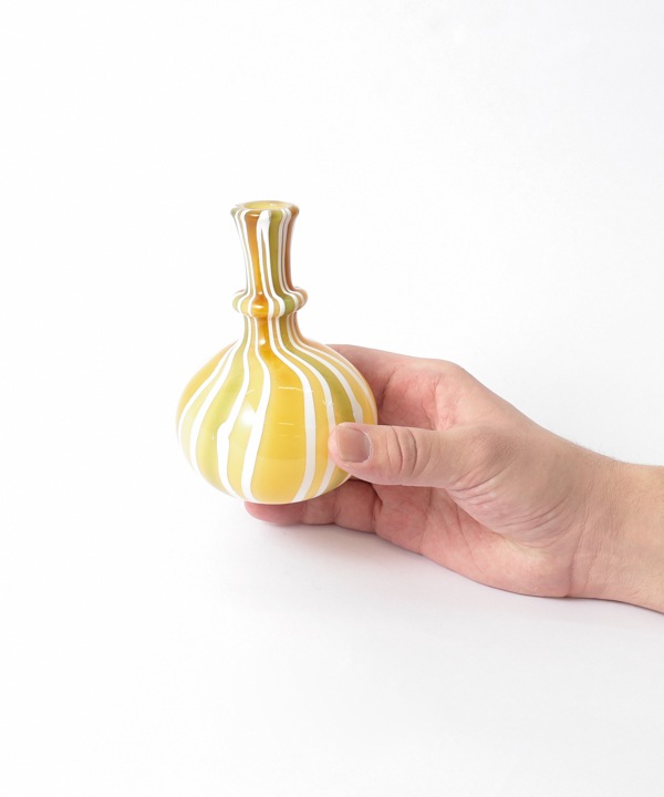 デザインガラスベース イエローライン M18-2631 