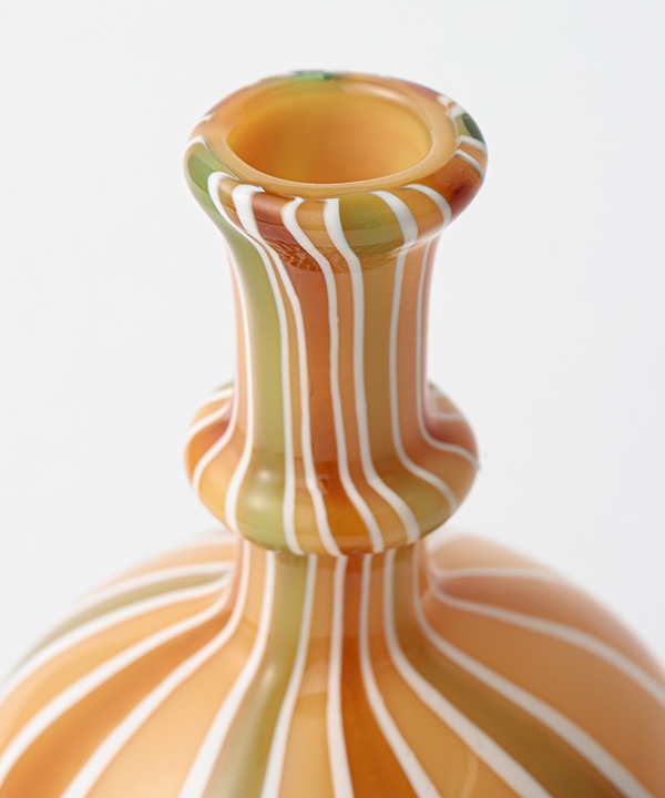 デザインガラスベース イエローライン M18-2631 