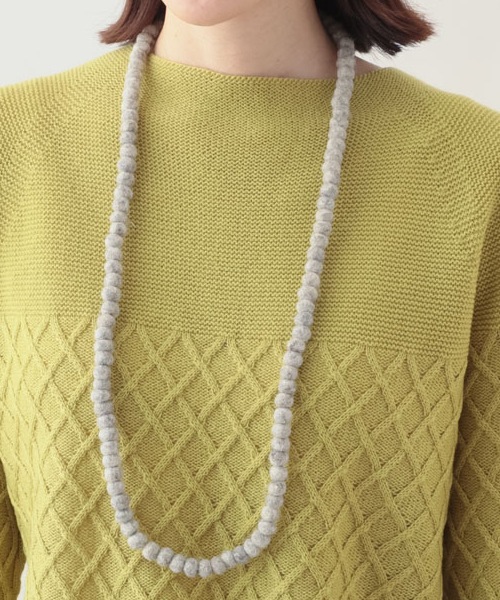 フェルト シンプル ロングネックレス A25WNN131