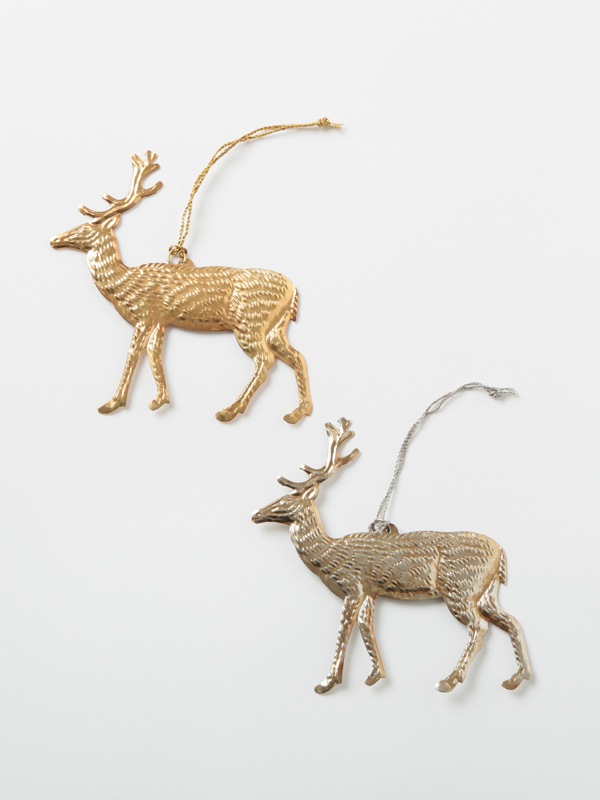 オーナメントシカ（2カラー）　M34-2283