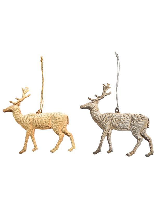 オーナメントシカ（2カラー）　M34-2283