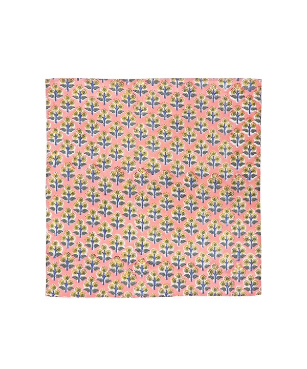 バグルブロックプリントハンカチ H25S201