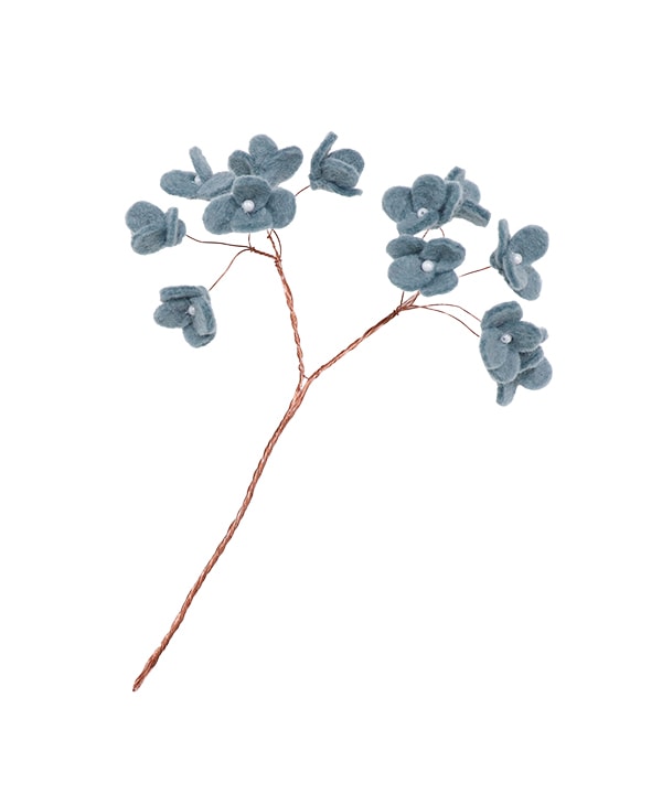 ワイヤーフェルトフラワー 2カラー M16-2783