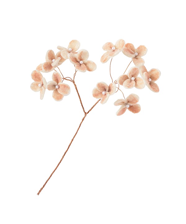 ワイヤーフェルトフラワー 2カラー M16-2783