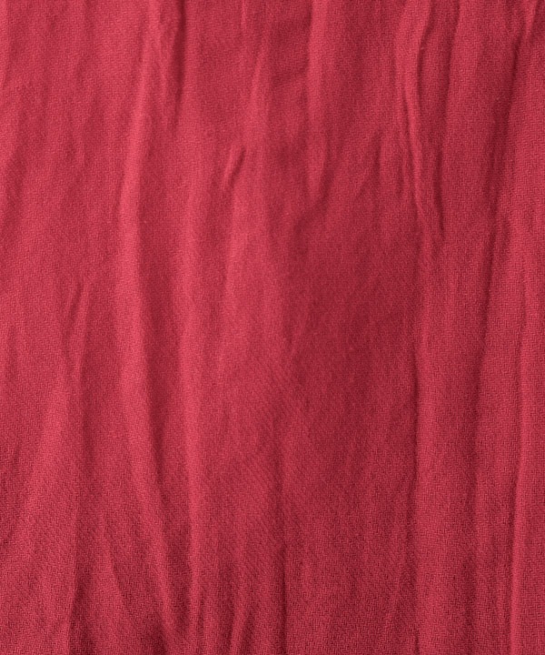 起毛コットンツイルクリンクル2way 前開きワンピース 25W047