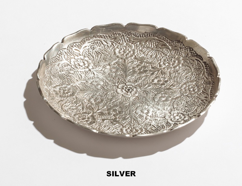 ブラスラウンドプレートS(2カラー)　M31-1664