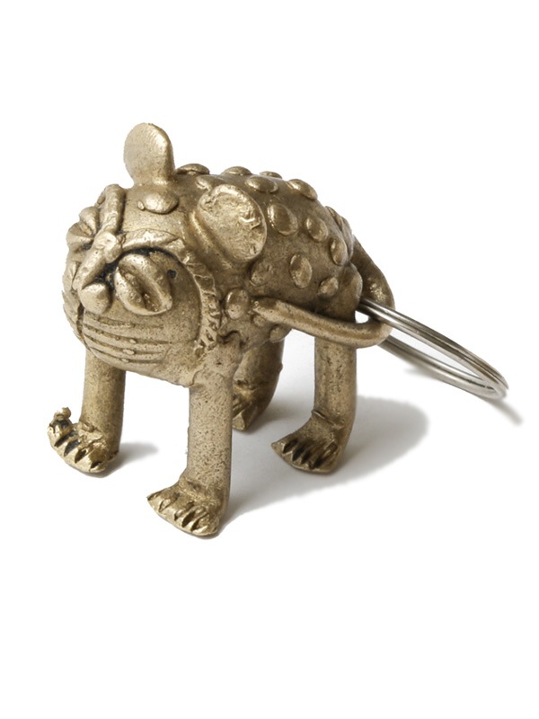 真鍮レオパード バッグチャーム（キーホルダー）　AFHH-283