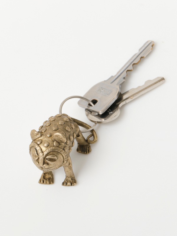 真鍮レオパード バッグチャーム（キーホルダー）　AFHH-283