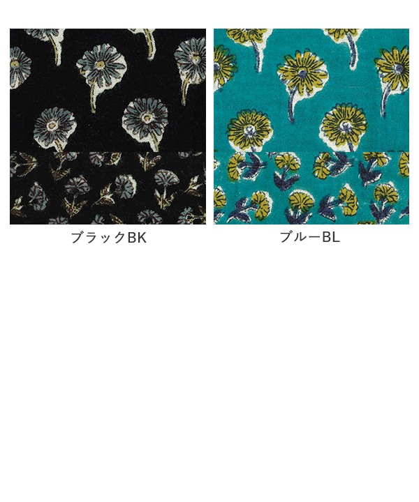 フラワーMIXプリントコットンブラウス 25W048