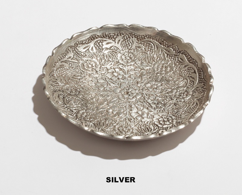 ブラスラウンドプレートL(2カラー)　M31-1665