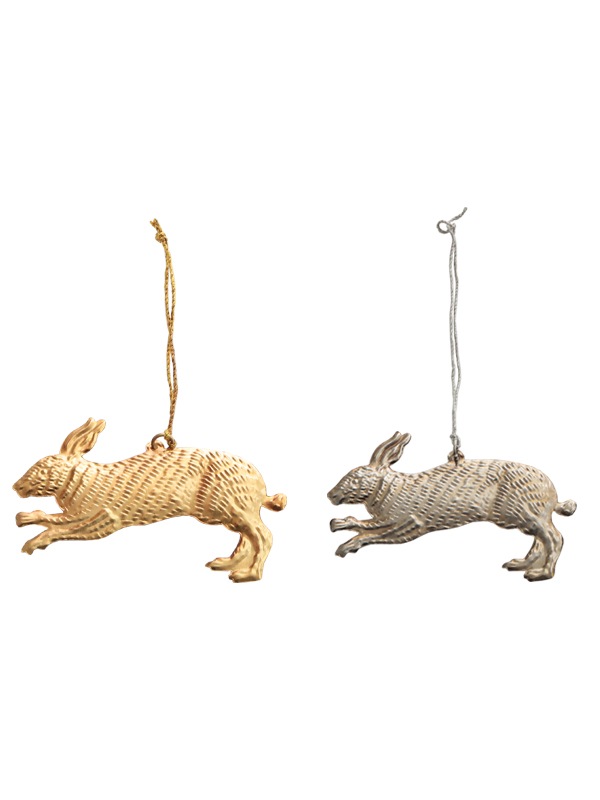 オーナメントウサギ（2カラー）　M34-2279