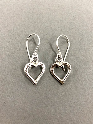 カレンシルバー ハート フック ピアス TGSE-2217 ★