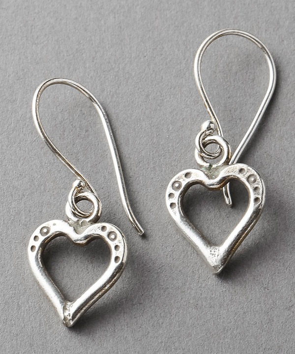 カレンシルバー ハート フック ピアス TGSE-2217 ★