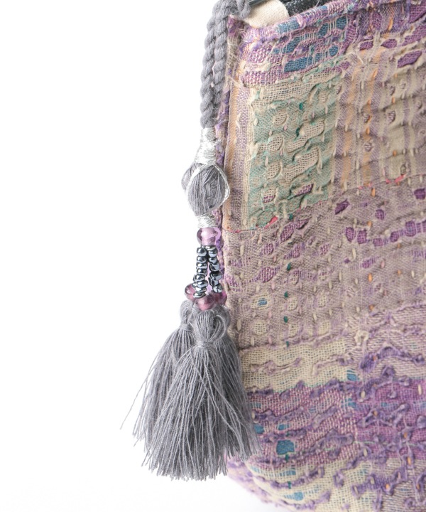 ラリーキルト マチ付きポーチ（色柄アソート） M28-2651