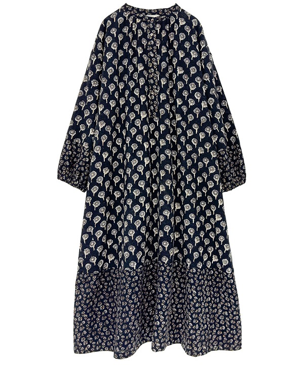 フラワーMIXプリントコットンワンピース 25W049