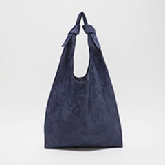 TOKYO LEATHER FACTORY洗える革トートバッグ ネイビー TOKYO LEATHER FACTORY/洗える革のショッピングバッグ ネイビー