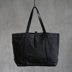 旧ブランド leatheria 限定品] 製品染めキャンパスワークトート