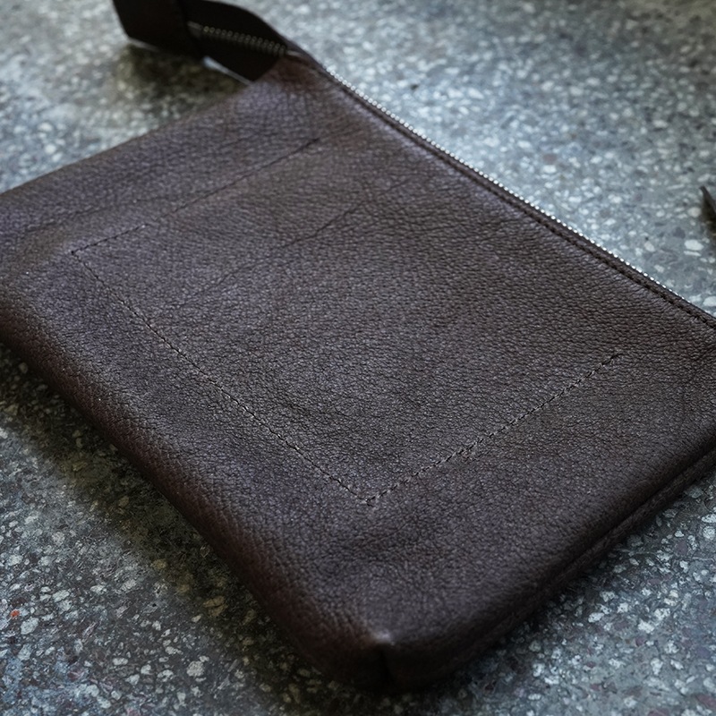 ��ʪ����˥�ʤᤷ���ڳץ��󥰥��åץݡ������������֥饦�� / T20107 Darkbrown