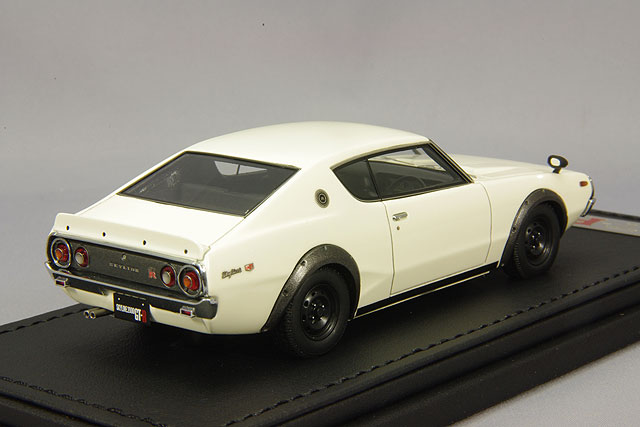 イグニッションモデル1/43 スカイライン　ケンメリ KPGC110 ホワイト イグニッションモデル 1/43 日産 スカイライン 2000 GT-R KPGC110
