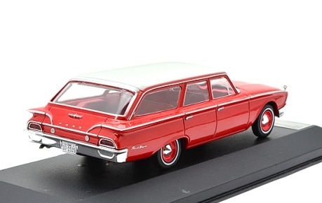 おもちゃ GENUINE 1/43 フォード ランチ ワゴン 1959 レッド/ホワイト