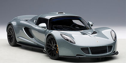 AUTOart 1/18 HENNESSEY VENOM GT SPYDER (SILVER GREY