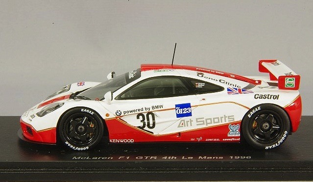 60　マクラーレン F1 GTR 4th ル・マン 1996 ミニチャンプス 60 マクラーレン F1 GTR 4th ル・マン 1996 ミニチャンプス