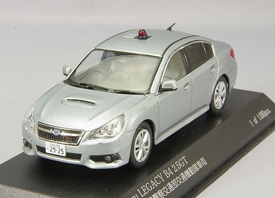 レイズ1/43 ミニカー。警視庁交通部交通機動隊車両。スバルレガシィ。 Amazon | RAI'S 1/43 スバル レガシィ B4 2.5GT 2014 警視庁地域