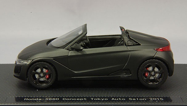 レジン製 1/43 Honda S660 Concept マットブラック