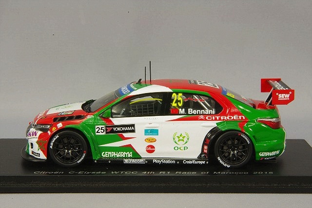 スパーク 1/43 シトロエン C-エリゼ WTCC レース オブ モロッコ R1 4位