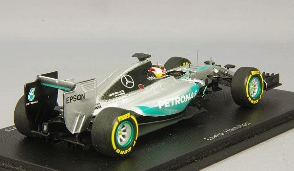 F1ミニカー メルセデス　ハミルトン　2015 スパーク 1/43 メルセデスベンツ F1 W06 メルセデスベンツ AMG