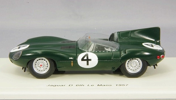 スパーク 1/43 ジャガー D No.3 1957 ル・マン ミニカー スパーク製 1