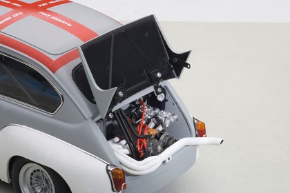 オートアート 1/18 フィアット アバルト 1000 TCR グレー/レッド