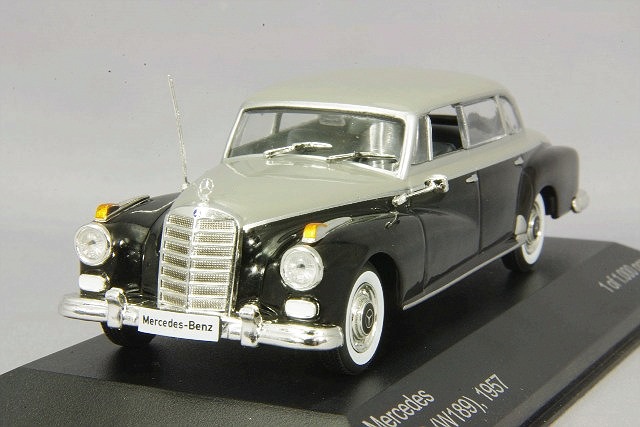 ホワイトボックス 1/43 メルセデスベンツ 300d 1957 ブラック