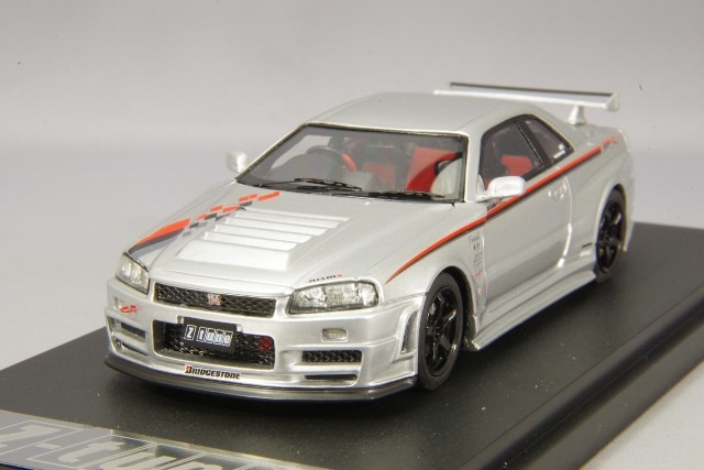 MARK43 1/43 ニスモ R34 GT-R Z-tune シルバー/ストライプ | すべての