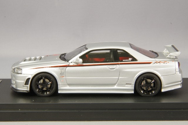 1:43 Mark43 Nissan Skyline GT-R R34 Z-tune NISMO Silver