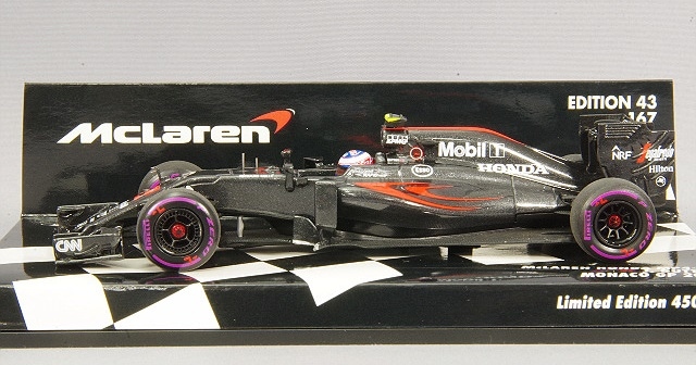ミニチャンプス 1/43 マクラーレン ホンダ MP4-31 2016 F1 モナコGP