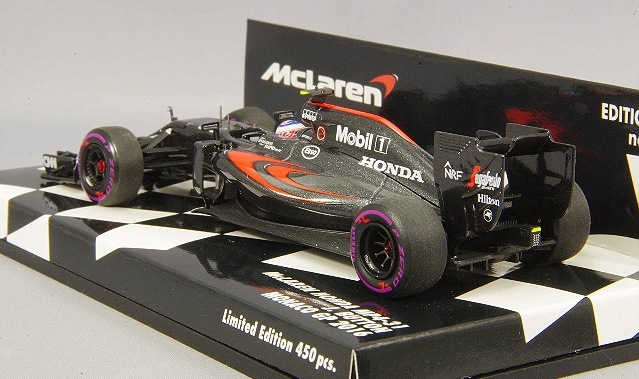 ミニチャンプス 1/43 マクラーレン ホンダ MP4-31 2016 F1 モナコGP