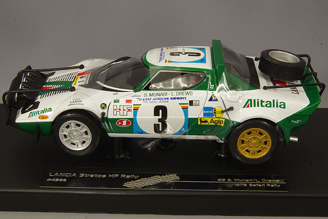 Ｓ★商品Ｎｏ.３２７４★サンスター製☆ランチャ・ストラトスＨＦ・ラリー車１／１８ 華麗なるラリーの女王が1/8スケールモデルでよみがえる！『週刊